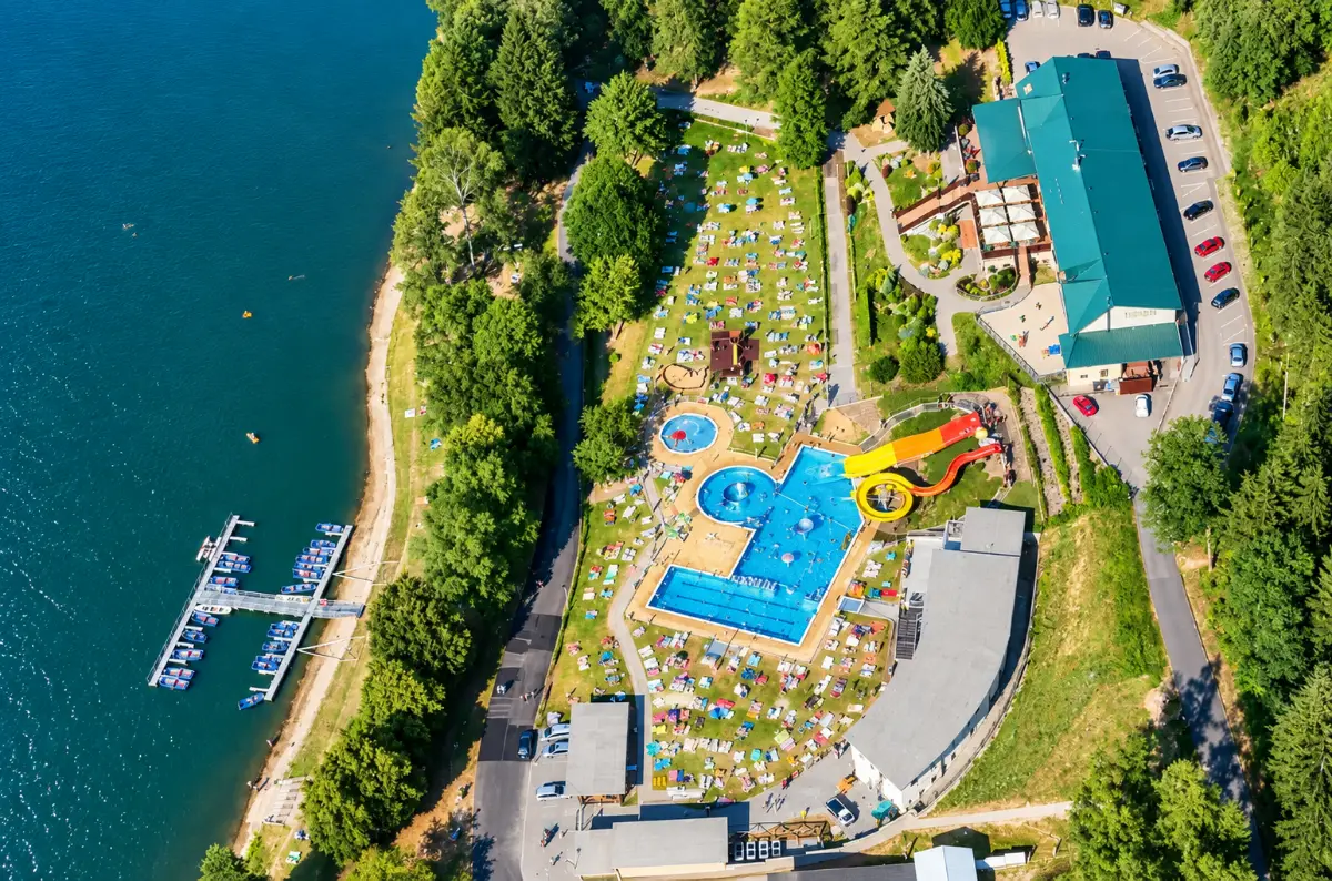 Přírodní koupaliště Luhačovická přehrada